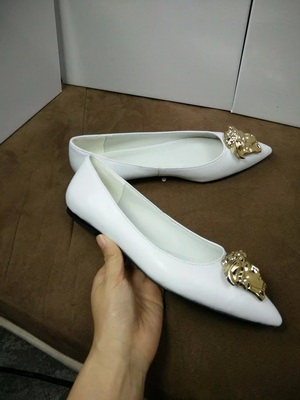 V Shallow mouth flat shoes Women--004